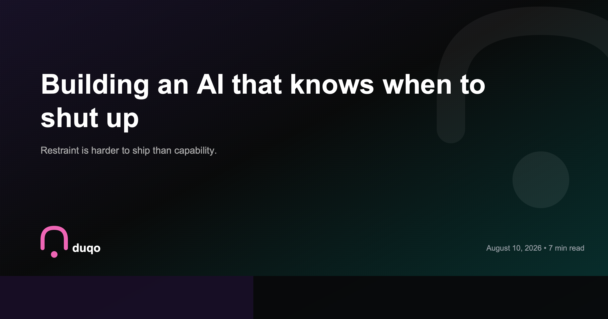 Notification fatigue: building an AI that knows when to shut up